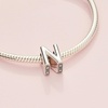 image:imagePandora Alphabet Charm  Compatible Moments  Gift for Her  Made with Sterling Silver  with Gift BoxLetter N