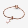 image:imagePandora Murano Glass Pink Sea Turtle Dangle Charm  Compatible with Pandora Moments  Gift for Women  Stunning Womens Jewelry  Made with Pandora Rose amp Cubic Zirconia  with Gift Box