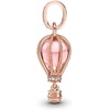 image:imagePandora Sparkling Pink Hot Air Balloon Dangle Charm  Gift for Her  Rose with Cubic Zirconia  with Present Box