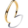 image:imagePANDORA Essence Organically Shaped Open Bangle  14k GoldPlated Bangle  Bracelet for Women  Includes Gift Box16