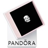 image:imagePANDORA GlowintheDark Sparkling Skull Charm  Compatible Moments  Sterling Silver with Cubic Zirconia  Gift for Her  Jewelry for Women with Gift Box