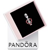 image:imagePANDORA Moments Double Candy Cane Heart Christmas Dangle Charm  Sterling Silver Charm with Enamel  Jewelry for Women  Includes Gift Box
