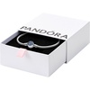 image:imagePANDORA Moments Sparkling Disc Clasp Snake Chain Bracelet  Sterling Silver Bracelet with ManMade Crystals  Jewelry for Women  Includes Gift Box230 Centimeters