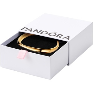image:imagePANDORA Essence Organically Shaped Open Bangle  14k GoldPlated Bangle  Bracelet for Women  Includes Gift Box19