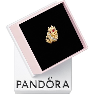 image:imagePANDORA Moments Dragon Charm  14K GoldPlated Charm  Jewelry for Women  Includes Gift Box