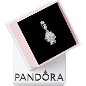 image:imagePANDORA Snowflake Snow Globe Dangle Charm  Compatible with PANDORA Moments  Jewelry for Women  Gift for Her  Sterling Silver amp Cubic Zirconia  With Gift Box