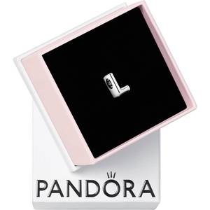image:imagePandora Alphabet Charm  Compatible Moments  Gift for Her  Made with Sterling Silver  with Gift BoxLetter L
