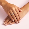 image:imagePANDORA Clear ThreeStone Ring  Silver Ring for Women  Layering or Stackable Ring  Gift for Her  Silver with Cubic Zirconia  With Gift BoxSterling Silver