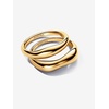 image:imagePANDORA Essence Organically Shaped Stacking Rings  Stackable Ring for Women  14k GoldPlated Ring  Includes Gift Box5
