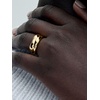 image:imagePANDORA Essence Organically Shaped Stacking Rings  Stackable Ring for Women  14k GoldPlated Ring  Includes Gift Box9