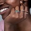 image:imagePANDORA Signature Crossover Pav Triple Band Ring  Plated Ring with Cubic Zirconia  Jewelry for Women  Includes Gift Box14k rose goldplated unique metal blend