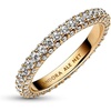 image:imagePANDORA Timeless Pav SingleRow Ring  Layering or Stackable Ring  14k Gold with Clear Cubic Zirconia  Gift for Her  Jewelry for Women with Gift Box