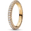image:imagePANDORA Timeless Pav SingleRow Ring  Layering or Stackable Ring  14k Gold with Clear Cubic Zirconia  Gift for Her  Jewelry for Women with Gift Box