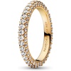 image:imagePANDORA Timeless Pav SingleRow Ring  Layering or Stackable Ring  14k Gold with Clear Cubic Zirconia  Gift for Her  Jewelry for Women with Gift Box
