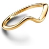 image:imagePANDORA Timeless Polished Wave Ring  14K Ring for Women  Jewelry for Her  Includes Gift Box
