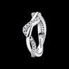 image:imagePANDORA Timeless Sparkling Intertwined Wave Ring  Sterling Silver Ring with Cubic Zirconia  Jewelry for Women  Includes Gift Box
