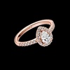 image:imagePANDORA Timeless Sparkling Pear Halo Ring  Layering or Stackable Ring  Ring with Cubic Zirconia  Gift for Her  Jewelry for Women with Gift BoxRose Gold