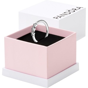 image:imagePANDORA Celestial Stars Ring  Silver Ring for Women  Layering or Stackable Ring  Sterling Silver with Clear Cubic Zirconia  Gift for Her  With Gift Box