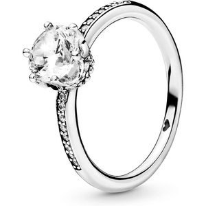 image:imagePandora Clear Sparkling Crown Solitaire Ring  Promise Ring for Women  Gift for Her  With Gift Box