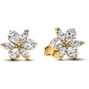 image:imagePANDORA Timeless Sparkling Herbarium Cluster Stud Earrings  14K GoldPlated Earrings with Cubic Zirconia  Jewelry for Women  Includes Gift Box