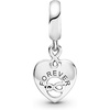 image:imagePANDORA Friends Forever Heart Dangle Charm