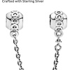 image:imagePANDORA Jewelry Band of Hearts Safety Chain Sterling Silver Charm 2 No Box