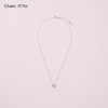 image:imagePandora Jewelry Elevated Heart Cubic Zirconia Necklace in Sterling Silver 177 No Box