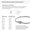 image:imagePandora Jewelry Iconic Moments Snake Chain Charm Bracelet79 Inches