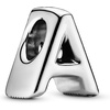image:imagePandora Jewelry Letter A Alphabet Charm  Beautiful Charm Letter for Pandora Charm Bracelets  Silver No Box