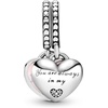 image:imagePandora Jewelry Mother and Daughter Hearts Dangle Cubic Zirconia Charm in Sterling Silver
