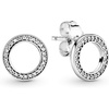 image:imagePANDORA Forever Stud Earrings  Great Gift for Her  Stunning Womens Earrings  Sterling Silver amp Cubic Zirconia