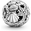 image:imagePANDORA Openwork Starfish Shells amp Hearts Charm  Compatible Moments Bracelets  Jewelry for Women  Gift for Women in Your Life  Made with Sterling Silver