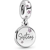 image:imagePandora Jewelry Forever Sisters Dangle Cubic Zirconia Charm in Sterling Silver
