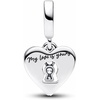 image:imagePANDORA Love CharmsRed Heart  Keyhole