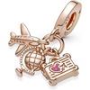 image:imagePANDORA Travel CharmsAirplane  Globe  Suitcase