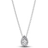 image:imagePANDORA Timeless Sparkling Pear Halo Collier Necklace 177
